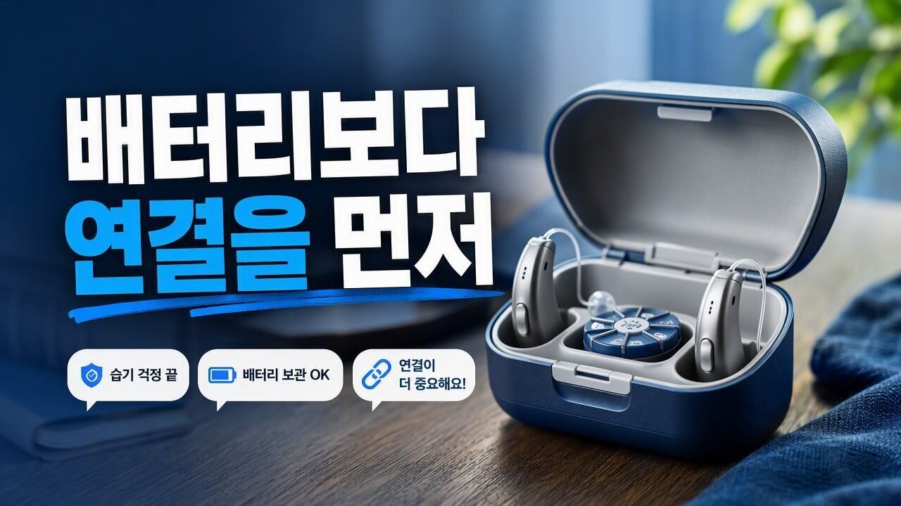 보청기 배터리 교체해도 성능이 그대로라면? 접점 닦는 법보다 먼저 확인할 연결·보관 조건