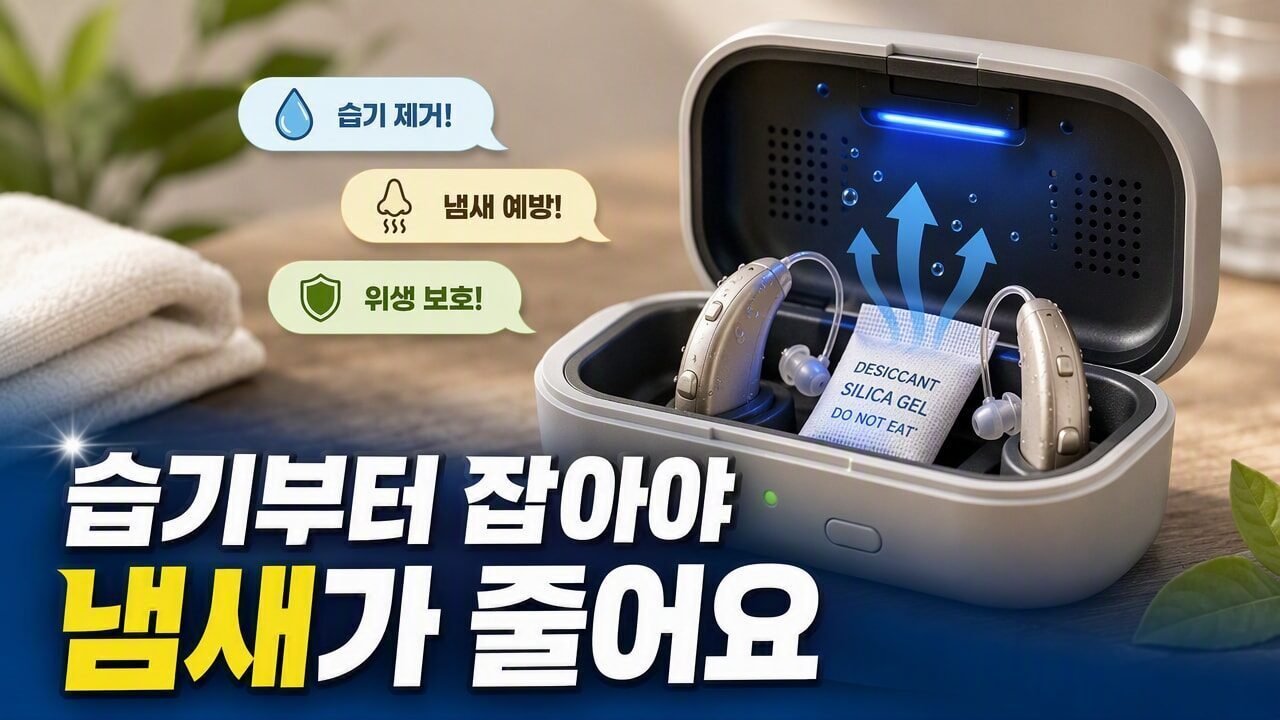 보청기 건조제를 넣어도 냄새가 남는 경우, 습기·세척·보관 온도에서 많이 하는 실수 3가지