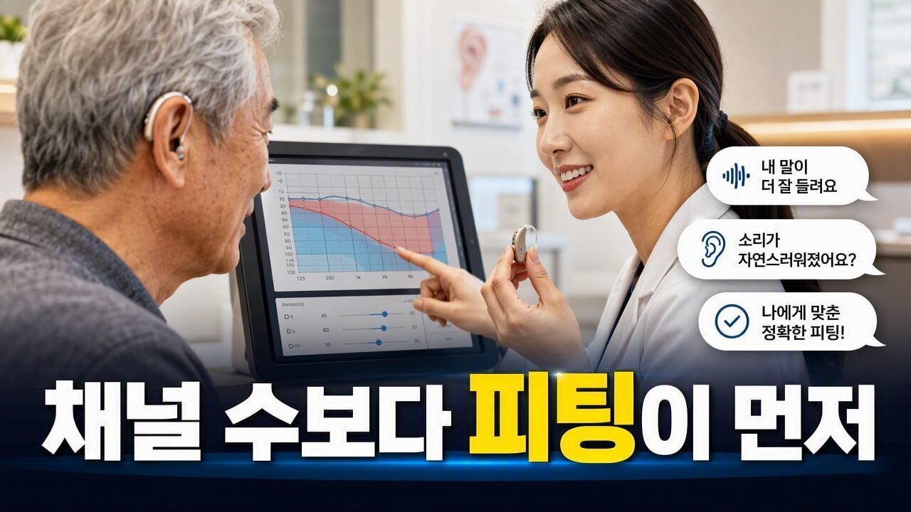 보청기 채널 수가 많으면 정말 더 잘 들릴까? 숫자보다 말소리 선명도를 가르는 조건