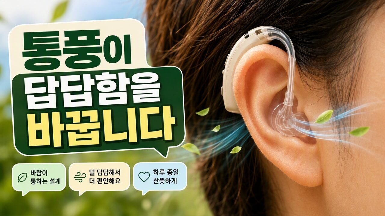 오픈형 vs 폐쇄형 보청기, 같은 볼륨인데도 불편한 이유는 귀 모양·통풍 차이에 있다