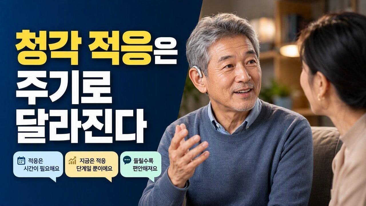 보청기 착용 후 음악은 좋은데 대화가 특히 안 들리는 이유, 먼저 확인할 3단계