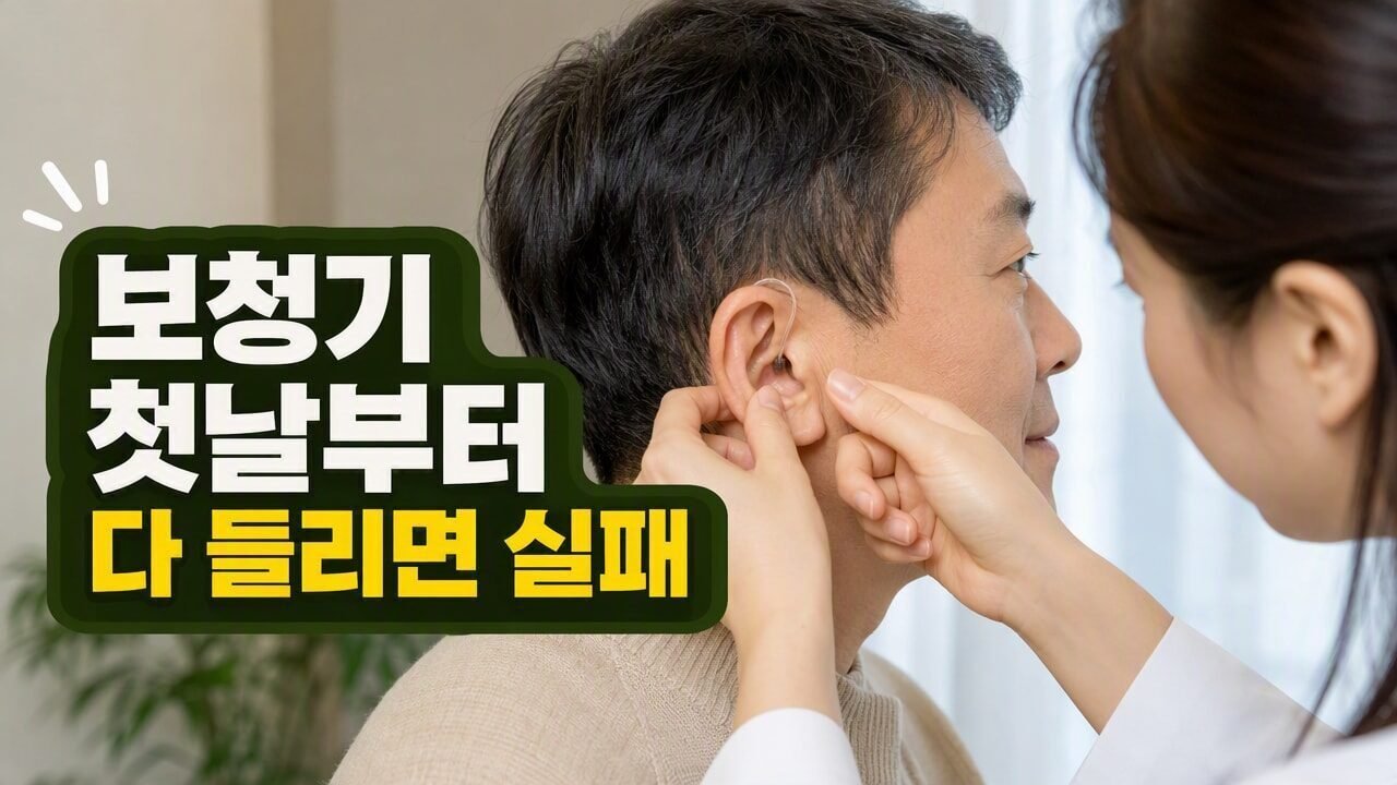 돈암동보청기 초기 적응 실패를 줄이는 단계별 소리 조절 주기
